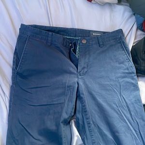 Bonobos Men Khakis (32/30) Grey Blue